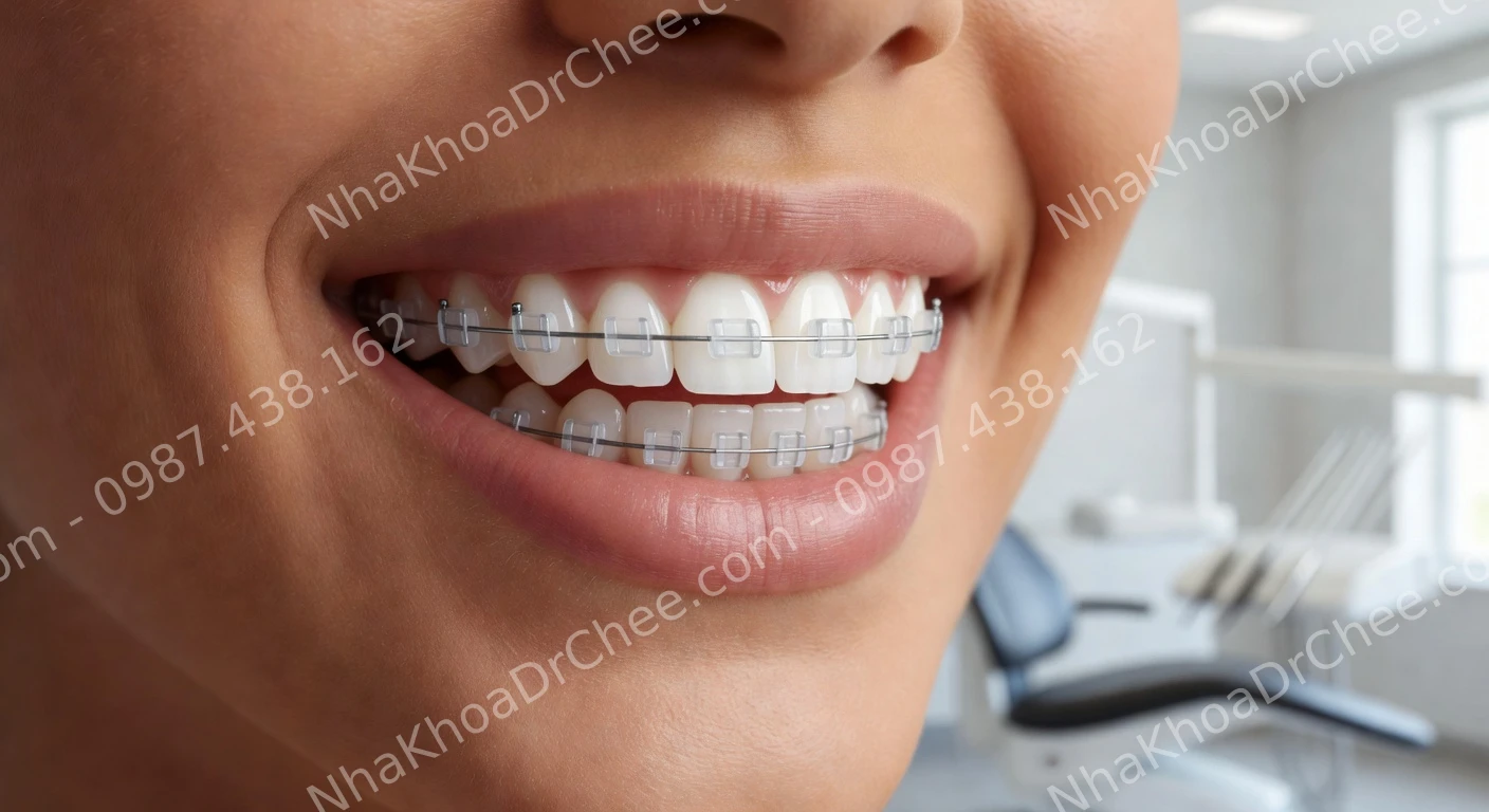niềng răng mắc cài sứ giá bao nhiêu